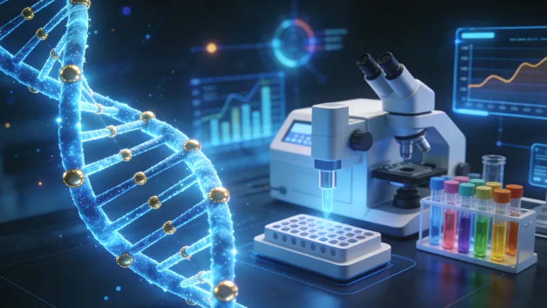 从抽血到生成报告的ctDNA检测全流程简图