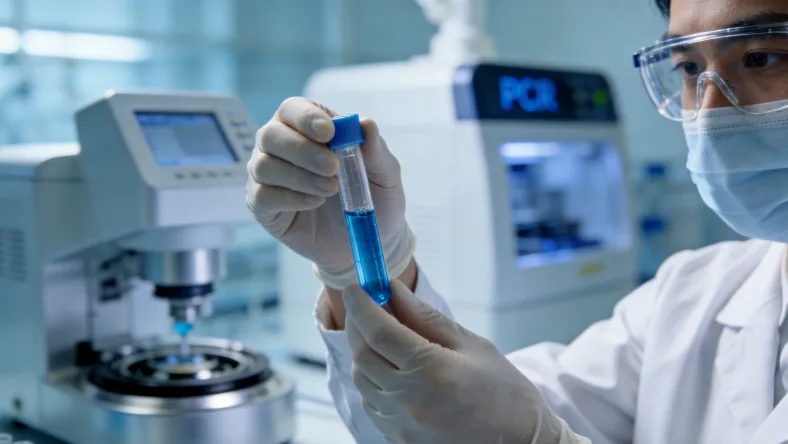 ctDNA检测从采血到出报告的流程示意图