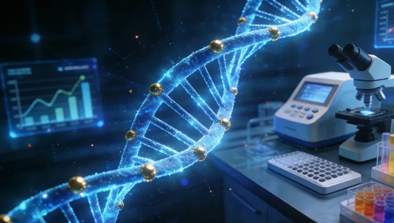 血液样本中ctDNA示意图