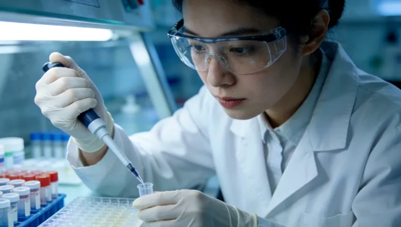 靶向药物作用在肿瘤细胞上的卡通示意图