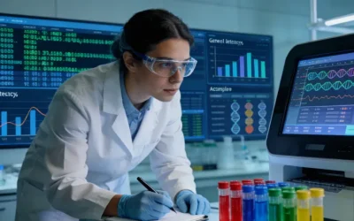 基因检测报告关键指标解读示意图