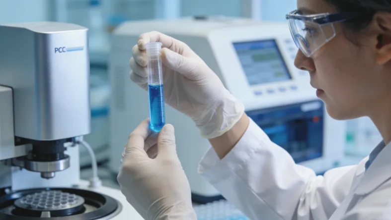 基因测序仪正在运行NGS检测