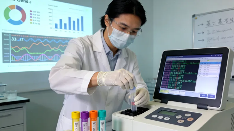 血液中循环肿瘤DNA（ctDNA）检测过程动态图