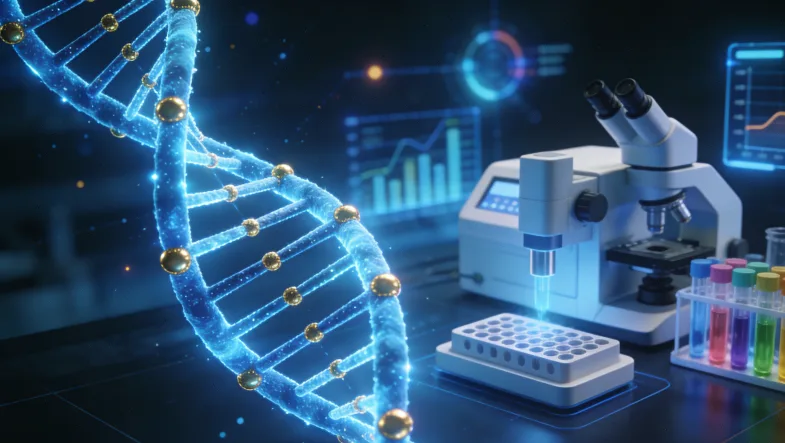 无进展生存期（PFS）曲线示意图，标注中位时间