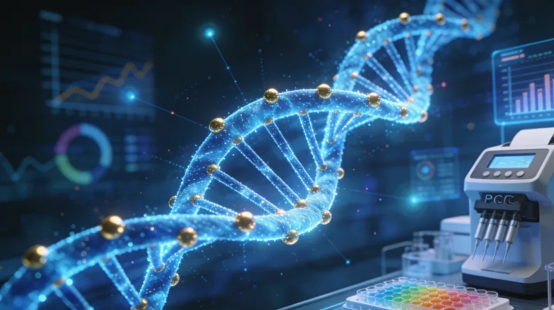 HRD检测原理示意图：展示DNA修复通路与PARP抑制剂作用机制