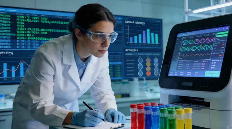 组织活检与液体活检（抽血）对比图