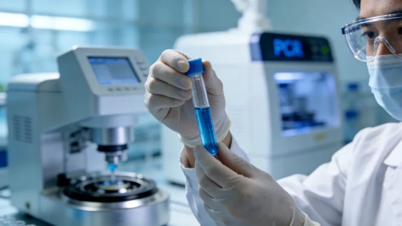 卵巢癌基因检测报告示意图，展示多基因列表