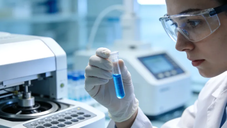 不同层级医院基因检测渗透率对比示意图