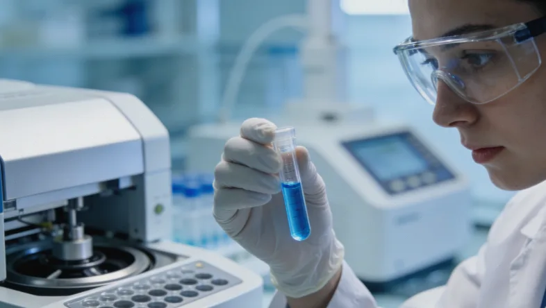 医生与患者家属讨论胃癌术后病理报告