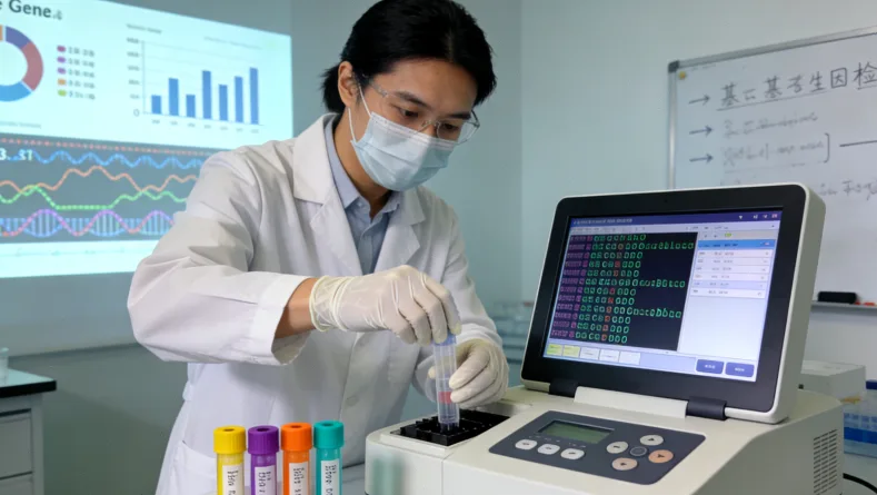 胃癌组织切片与分子靶点（HER2，MSI等）标注图