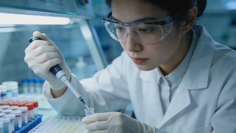 肝脏影像图显示两个独立的肿瘤结节