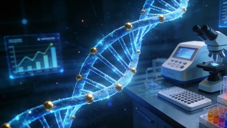 对比图：传统穿刺活检与抽血液体活检的创伤对比