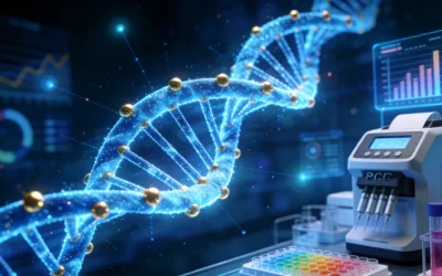 医生与患者共同查看基因检测报告