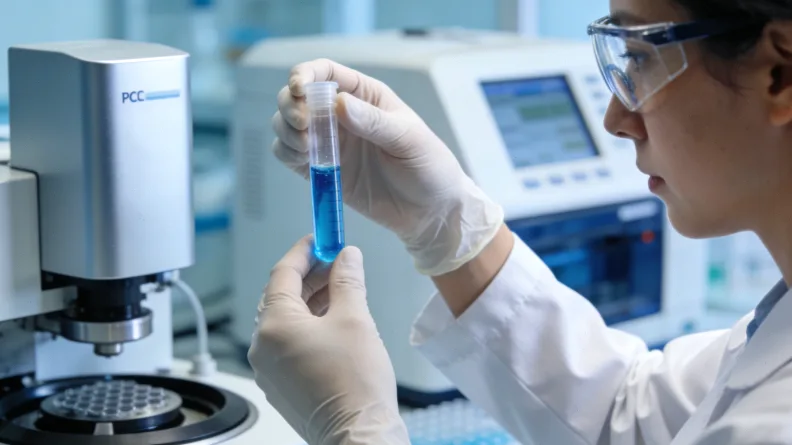 基因检测报告单示意图，突出显示“复发风险评分”