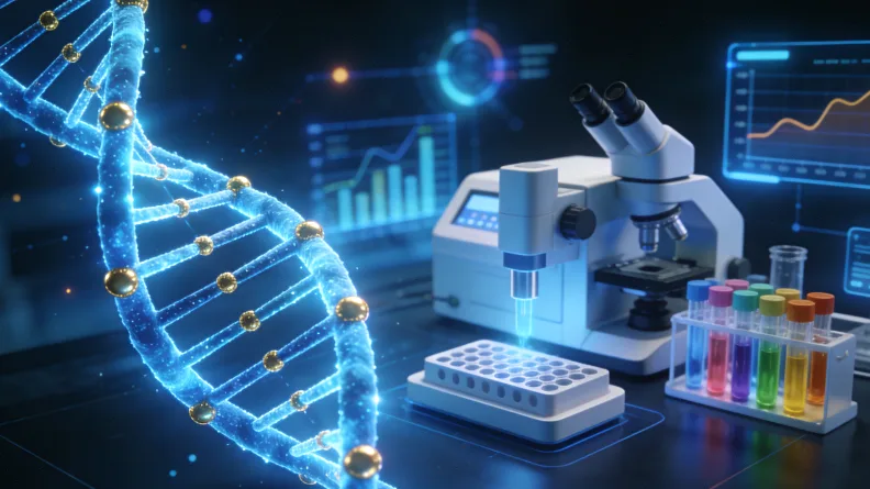 一位女性患者与医生在诊室面对面沟通