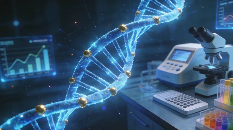 单基因检测与多基因检测原理对比示意图