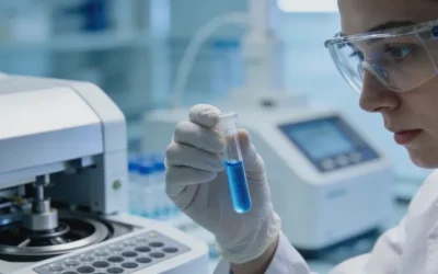 医生与患者讨论基因检测报告的场景