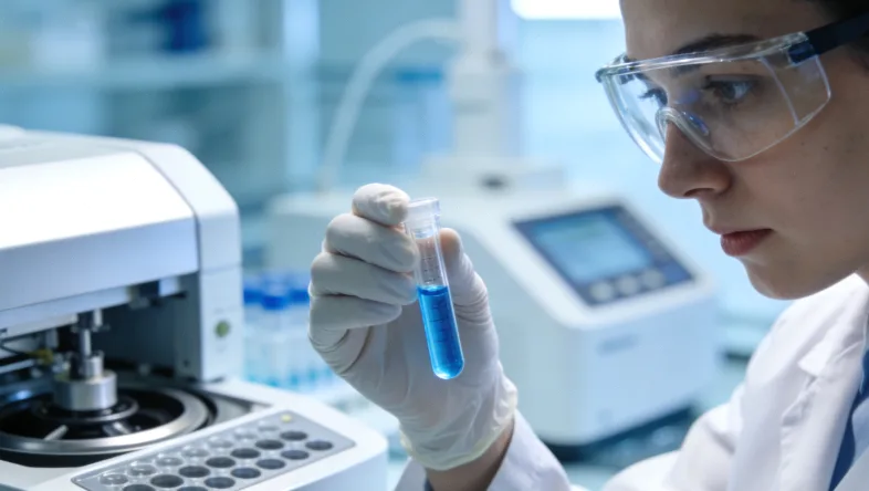 血液检测与组织检测原理对比示意图