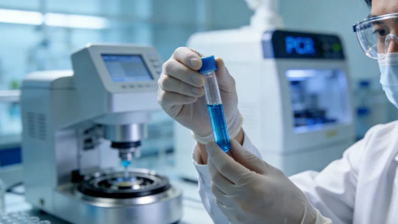 肿瘤组织活检与血液液体活检示意图