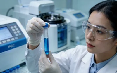 一位女性在医生办公室咨询，表情关切