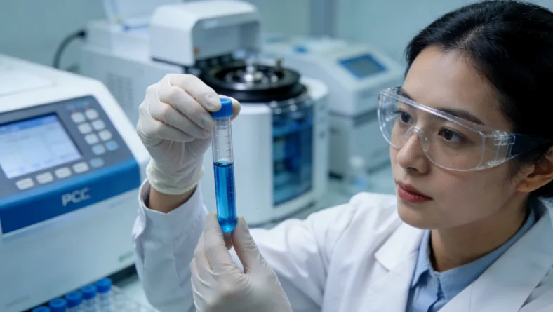 一位女性在医生办公室咨询，表情关切