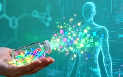 医生与患者沟通视神经萎缩病情示意图