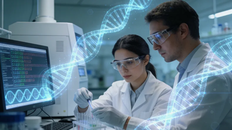 血液样本进入基因测序仪流程简图