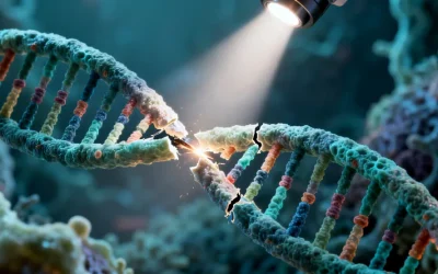 医生为新生儿进行红光反射眼病筛查