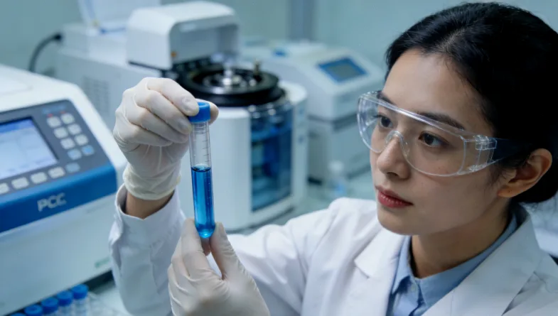 医生与患者讨论基因检测报告