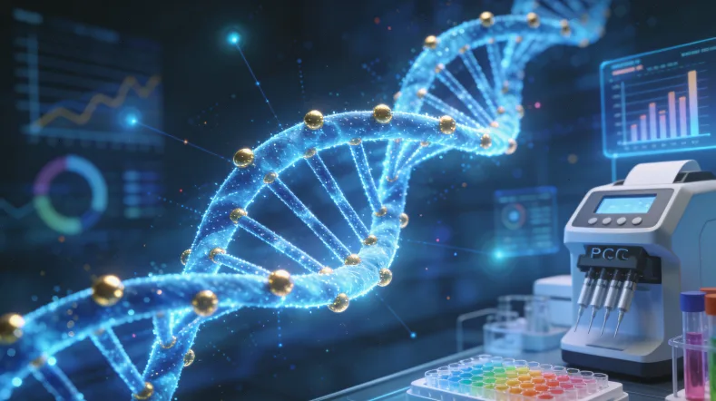 医生与患者讨论基因检测报告