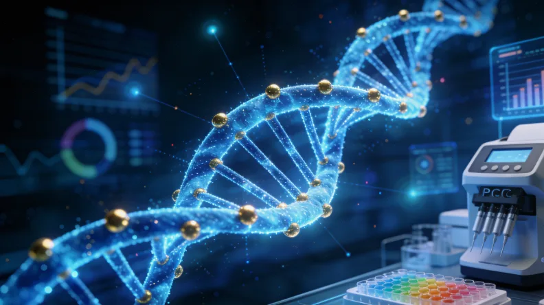 医生与患者共同查看病理报告