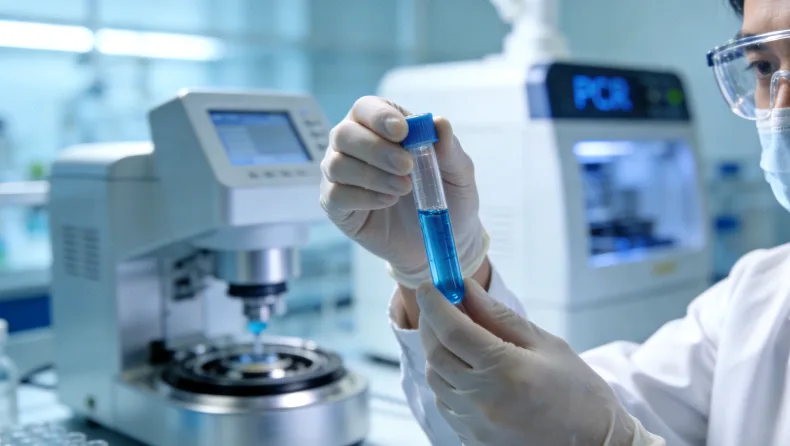 医生与女性患者面对面进行遗传咨询沟通