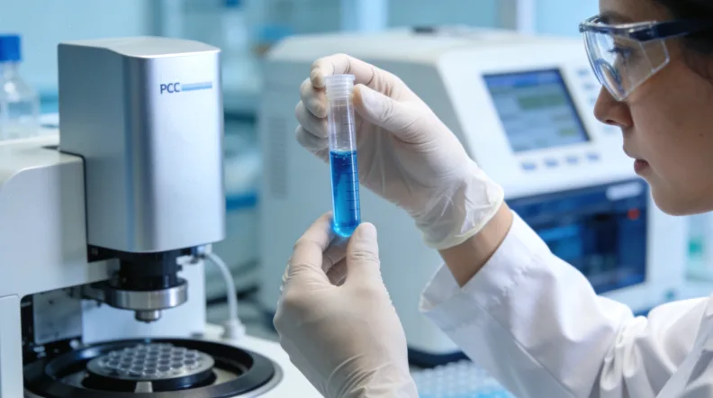 医生与患者坐在桌前，面对面沟通遗传咨询的场景