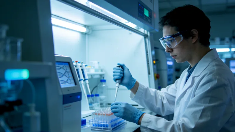 基因检测报告关键指标(如突变丰度)放大特写