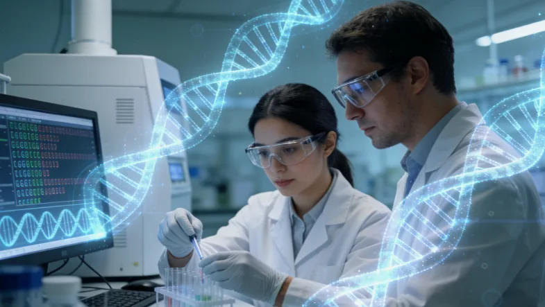 年轻不吸烟女性与医生沟通的示意图