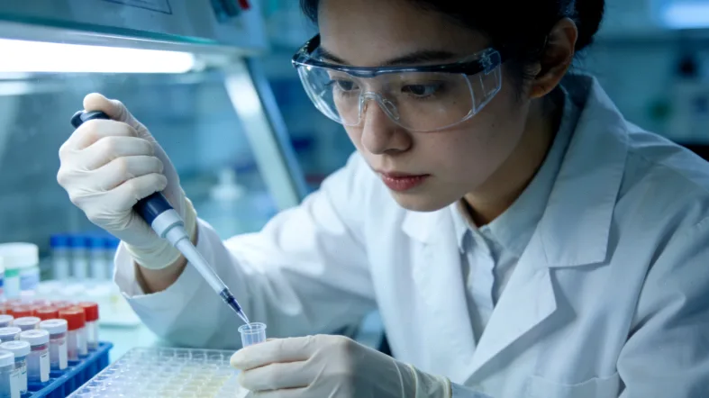 肺癌细胞与ROS1基因融合示意图