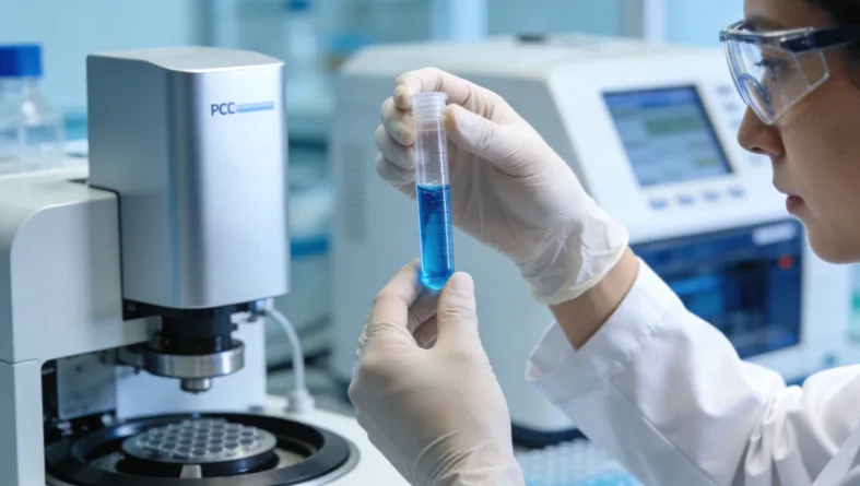 医生与患者家属沟通基因检测方案的场景