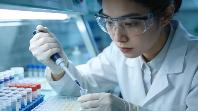 靶向药物与KRAS蛋白结合动态演示