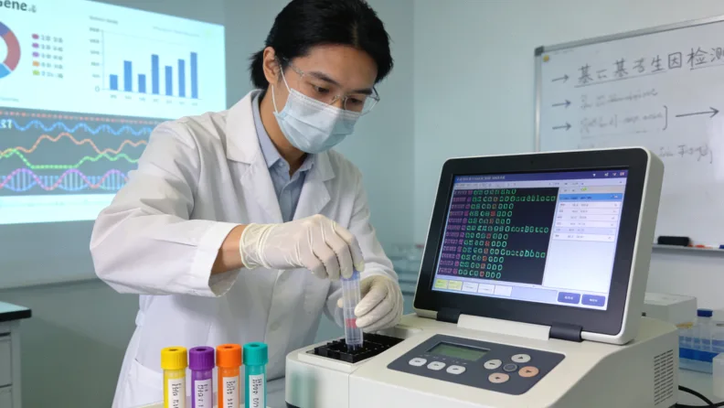 显微镜下胰腺癌细胞与正常细胞对比图