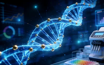 医生向患者展示血液检测报告并讲解