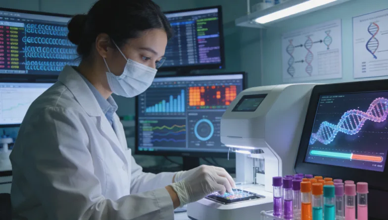 KRAS基因检测报告结论部分特写