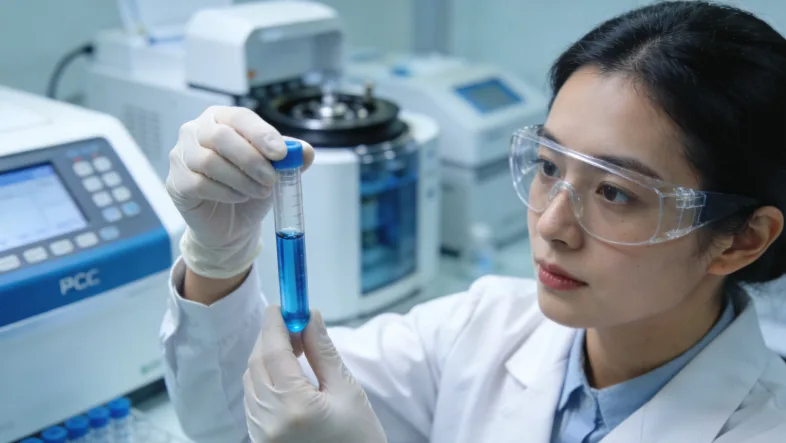 医生与患者讨论基因检测报告