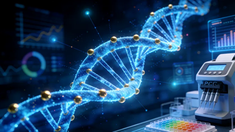 一张对比图：左侧是正常基因，右侧是MET基因扩增