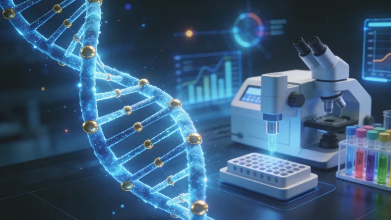 基因检测报告单特写，突出BRAF结果栏