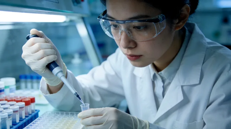 基因检测报告显示BRAF V600E突变结果示意图