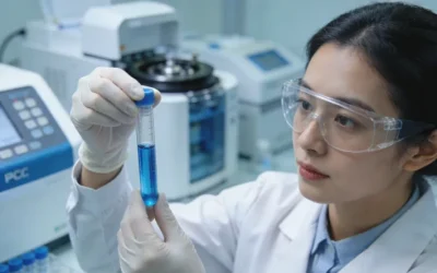 医生与患者家属沟通基因检测报告的场景