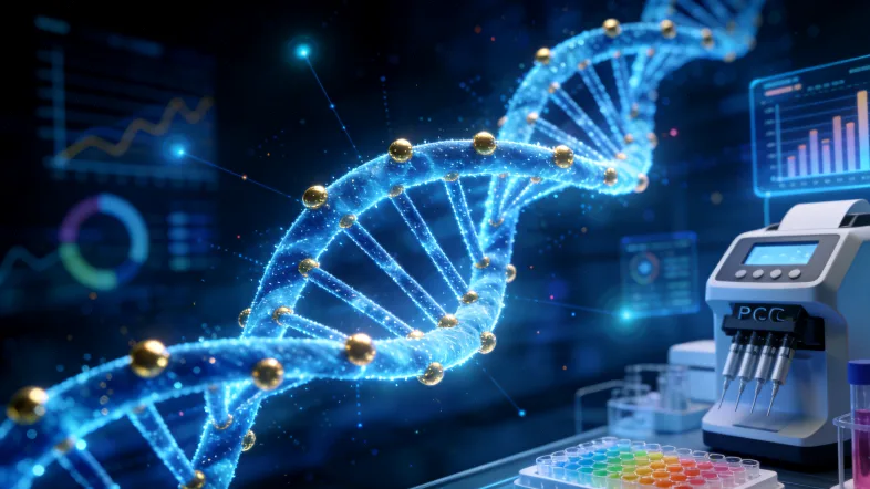 RET基因融合示意图：正常与异常信号对比