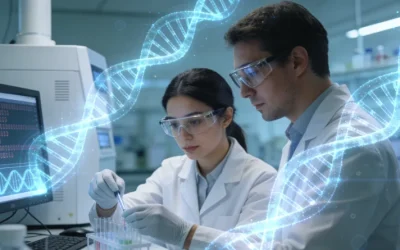 医生与患者共同查看平板电脑上的治疗方案