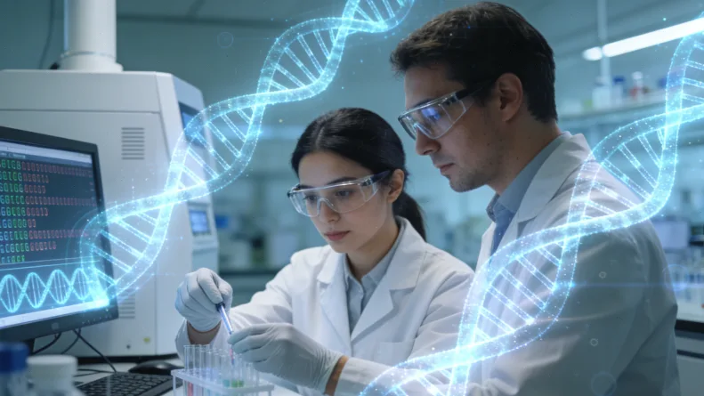 医生与患者共同查看平板电脑上的治疗方案