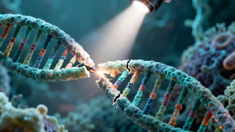 护士为新生儿采集足跟血的特写照片